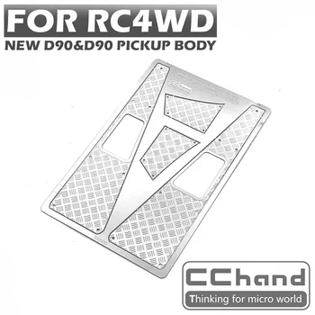 CChand Metalo neleidžiančioms slysti Plokštė Galinis bagazines dangtis, skirta 1/10 RC4WD G2 2015 Tipas Land Rover D90 RC Vikšriniai Pikapas Dalys Modelis TH20986