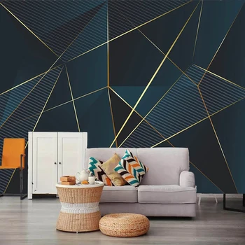 Individualizuotos Fono paveikslėlį 3D Modernus Retro Abstrakčių Geometrinių Freskos Gyvenimo Kambario, Miegamasis Apdailos Foto Sienų Tapybos Papel De Parede