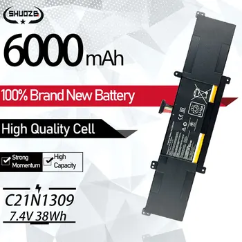 Naujas C21N1309 C21PQ2H Nešiojamas Baterija ASUS VivoBook S301LA S301LP Q301L 0B200-00580100M 7.4 V 38Wh 6000mAh SHUOZB Nemokamai Įrankiai