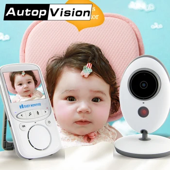 VB605 5VNT/daug Belaidė Naktinio Matymo Kūdikio stebėjimo Vaizdo LCD Monitorius, vaizdo Kamera Muzikos Temperatūros Ekranas Kūdikių Auklė Stebėti
